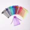 Wholesale of plain and transparent organza bags with drawn-up openings, gift bags, jewelry bags, and packaging mesh bags Application Scenario